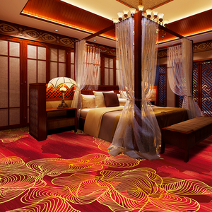 Sòng Bạc Thảm cuộn phòng chần <span class=keywords><strong>Nylon</strong></span> độ nét cao in thảm cho hành lang - Product Image 6