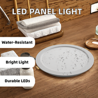 Appliques LED résistantes aux intempéries IP54 pour une utilisation intérieure/extérieure, montage encastré, angle de faisceau de 120 degrés, design industriel, corps de lampe en plastique