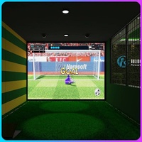 Centre d'expérience de football simulé intelligent en intérieur, équipement de divertissement interactif pour adultes et enfants, école de sport numérique