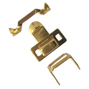 Accesorios metálicos personalizados, joyero antiguo, cerradura de oro