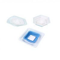 Plato de Pesaje de Laboratorio Desechable, Estéril, Antiestático, en Forma de Barco, de Plástico, Personalizable OEM