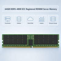 Mémoire serveur M321RAGA0B20-CWK 128 Go DDR5 4800 ECC RDIMM 288 broches Quad Rank pour centre de données, fourniture OEM