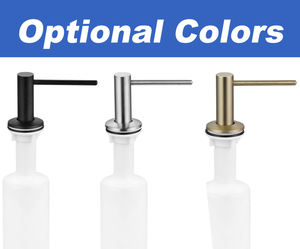 Distributeur de savon noir en acier inoxydable pour bar, évier, accessoires de cuisine - Product Image 5