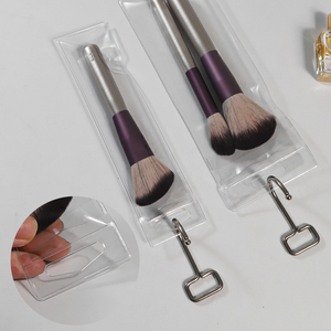 Trung Quốc Nhà máy nóng bán New phong cách <span class=keywords><strong>PVC</strong></span> bao bì túi tùy chỉnh kích thước trang điểm lông mày bút chì <span class=keywords><strong>Ziplock</strong></span> bao bì túi với logo - Product Image 4