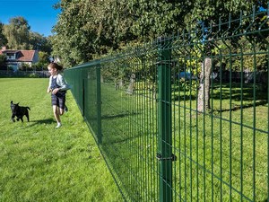 Offre spéciale Panneau <span class=keywords><strong>de</strong></span> clôture en fer soudé incurvé 3D <span class=keywords><strong>de</strong></span> haute qualité Clôture <span class=keywords><strong>de</strong></span> jardin galvanisée - Product Image 6