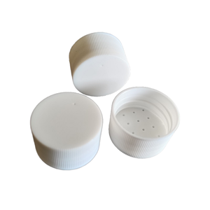 Capuchon à vis en plastique PP nervuré ventilé de 28 mm, anti-fuite, pour bouteilles, usage cosmétique - Product Image 4