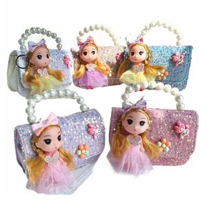 卸売OEMファッション2025新しい子供女の子ピンクPUかわいい肩クロスボディ財布漫画カスタム小さなハンドバッグ - Product Image 2