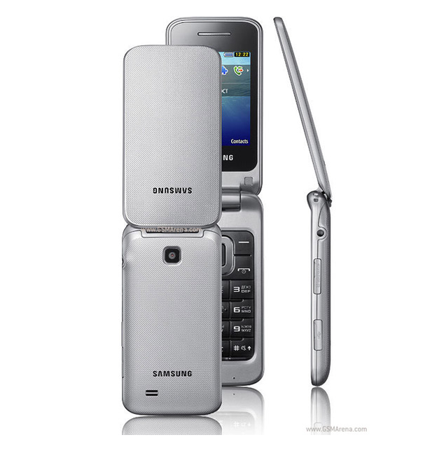 Mobile Phone Mobile Phone for Samsung C3520 GSM 2G Senior Backup Flip Feature Phone