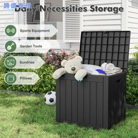 Offre spéciale Vente en gros Boîte de rangement multifonctionnelle en plastique pour l'extérieur Boîte de rangement rectangulaire étanche pour le camping, le jardin et la piscine