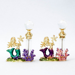 Botella de Perfume de Esmalte Estilo Océano Euro-Hawaiano de 4 ml, Botella Recargable de Aceite Esencial, Botella de Perfume Oceánica de 4 ml - Product Image 2