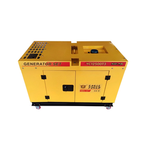 เครื่องกำเนิดไฟฟ้าดีเซลแบบพกพา EAGLE POWER YC12500T/T3 <span class=keywords><strong>เฟส</strong></span>เดียว AC 50/60Hz 8KW/10KVA 3KW-10KW  เงียบ ได้รับการรับรองมาตรฐาน CE/ISO9001 - Product Image 3