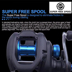 รอกตกปลา Shima รุ่น 23 SLX 150 150HG 151 151HG 150XG 151X 4+1BB อัตราทด 8.2/7.2/6.3 ตัวเรือน <span class=keywords><strong>HAGANE</strong></span> รอกเบทคาสติ้งแบบ Low Profile - Product Image 4