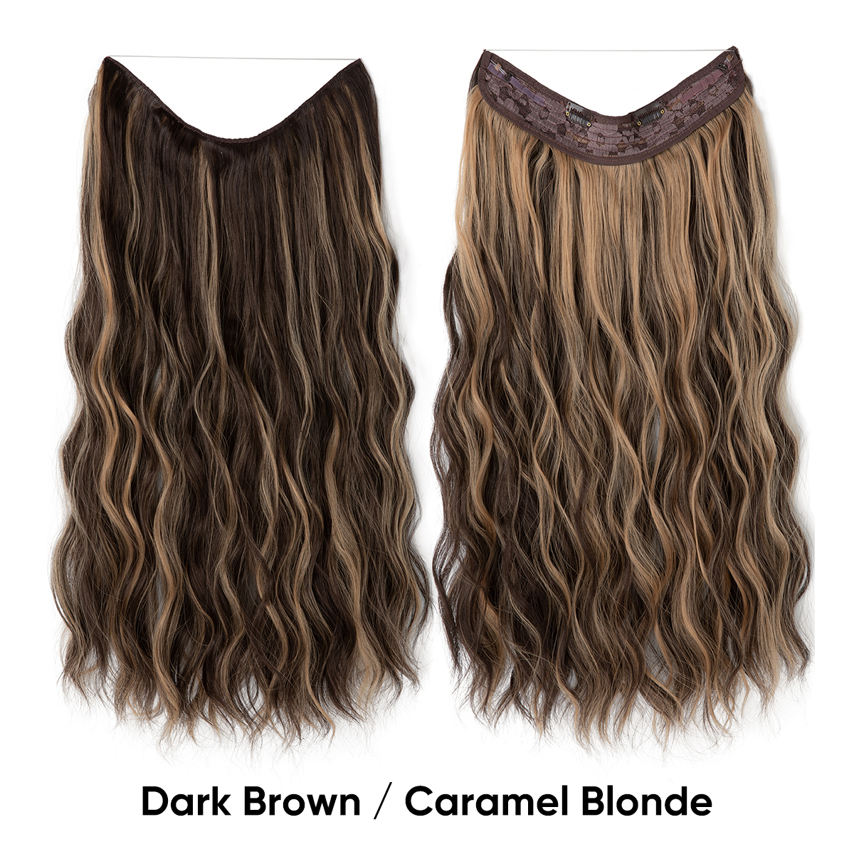 Brun foncé/Blond caramel