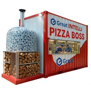 Conteneur préfabriqué en acier pour boissons, en-cas et desserts, idéal pour les cafés, hôtels, villas, restaurants, kiosques alimentaires et usage commercial - Product Image 1