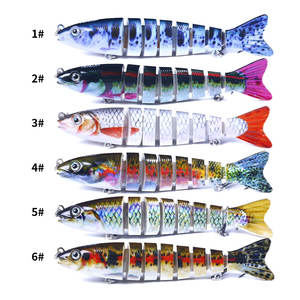 Soldes <span class=keywords><strong>de</strong></span> liquidation, leurre <span class=keywords><strong>de</strong></span> pêche artificiel réaliste multi-articulé, 18g, 127mm, leurre dur - Product Image 6