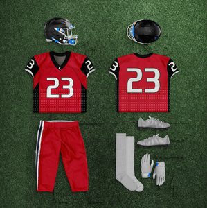 Hot Sale Polyester Gesublimeerde Amerikaanse Voetbalkleding Geborduurde American Football Jersey Jeugd Amerikaanse Voetbal Uniformen - Product Image 1