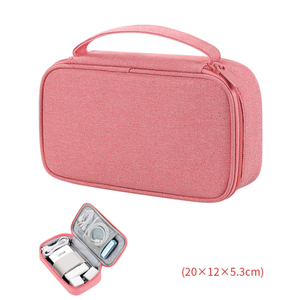 Estuche de disco duro portátil de fábrica Bolsas de almacenamiento de cable de viaje para teléfonos celulares, cargadores, auriculares, cables USB, bancos de energía - Product Image 5