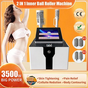 360 la forma del corpo del dispositivo di drenaggio linfatico rotante e il rafforzamento della macchina del massaggiatore del rullo della pelle - Product Image 4