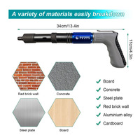 Pistolet cloueur manuel en acier inoxydable et plastique à 5 vitesses réglables, haute efficacité, pour bricolage, construction de qualité industrielle, décoration, OEM/ODM