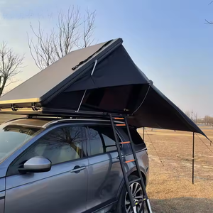 Nhà Máy Giá Ánh sáng trọng lượng rooft không thấm nước thoải mái vỏ nhôm mái Lều Oxford vải bền vỏ cứng cho gia đình đi chơi 2 người bao gồm thang vỏ cứng mái Lều hàng đầu - Product Image 1