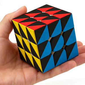 <span class=keywords><strong>Cubo</strong></span> Mágico Ecológico ABS 3x3 con Patrón <span class=keywords><strong>Triangular</strong></span>, Rompecabezas Geométrico Irregular para Entrenamiento Cerebral, <span class=keywords><strong>Cubo</strong></span> Mágico de Velocidad 3x3 - Product Image 2