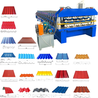 La fábrica proporciona perfil personalizado OEM ODM corrugado trapezoidal azulejo esmaltado máquina formadora de rollos para hacer hojas de techo de metal