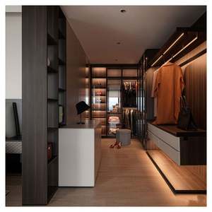 Mueble de Almacenamiento Modular de Pared con Riel, Juego Completo para Dormitorio con Colchón y Armario, Estilo Especial - Product Image 6