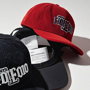 Gorra de béisbol de pana unisex personalizada, gorra de camionero ajustable de Color sólido Vintage, gorra para viajes al aire libre - Product Image 3