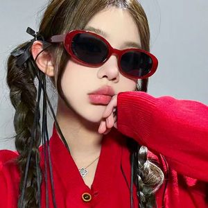 2026 New Arrivals Classical Unisex Fashion Street Shooting Sunglasses Hipster Full Small Beige Red UV400 PC Sunglasses Wholesale - Product Image 1