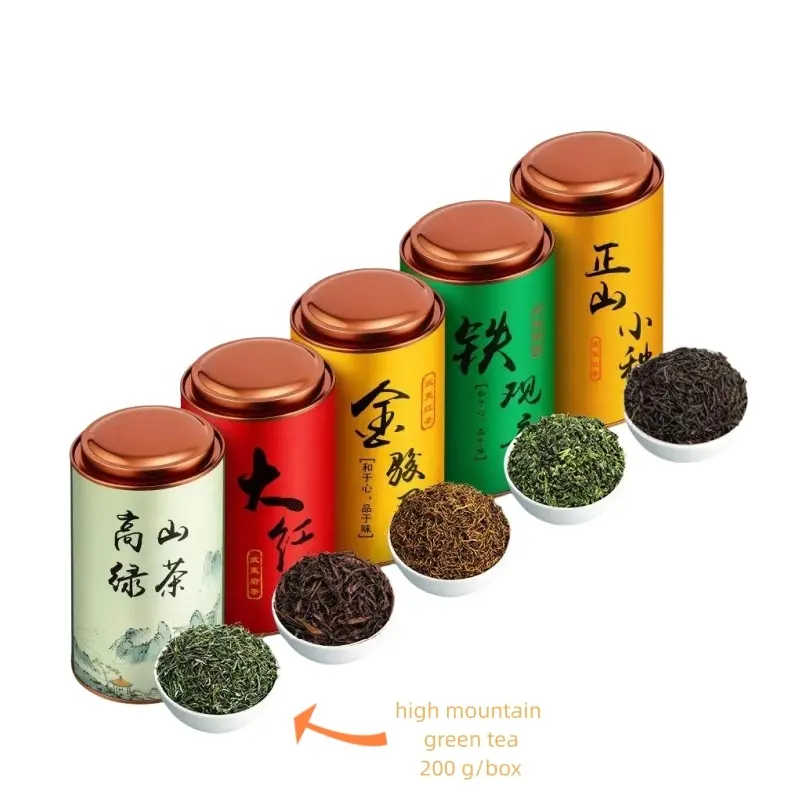 Kotak kertas 200g/tinggi gunung Cina terkenal Gao Shan teh hijau pelangsing dan sehat penurun berat badan teh penawaran langsung