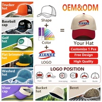 Gorra Trucker Snapback de 5 Paneles con Visera Curva Ajustable, Bordada, Unisex, de Alta Calidad, con Logotipo Personalizado, Modelo XNKY 2026