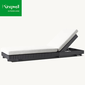 Chaises longues modernes en <span class=keywords><strong>aluminium</strong></span> pour <span class=keywords><strong>piscine</strong></span> et plage, durables, imperméables, résistantes aux UV, portables, antirouille, pour extérieur - Product Image 2