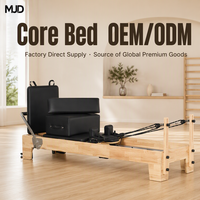 Vente en gros usine Lit de Pilates Reformer W15 en bois - Équipement de fitness robuste 110 kg