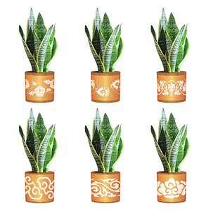YICAI-Planta Artificial en maceta, bonsái personalizado, patrón de arcilla de imitación, decoración de plantas falsas Oem - Product Image 2