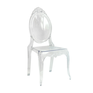 Silla <span class=keywords><strong>Transparente</strong></span> Moderna de Acrílico, <span class=keywords><strong>Policarbonato</strong></span> y Plástico Cristalino, Apilable para Banquetes y Bodas - Product Image 3