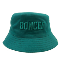 Logo personnalisé respirant Boonie un côté imprimé bob à l'intérieur 3d bouffée brodé pêcheur bassin Gorra réversible seau casquette chapeau