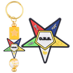 Weiches Material Benutzer definierte Brüderlichkeit Focal Beads Sorority Silikon Focal Beads für die Stift herstellung Silikon perlen für Pen Tops AKA Focal - Product Image 5