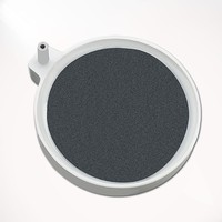 Disque diffuseur d'air nano rond en plastique écologique à bulles ultra-fines pour l'aération des aquariums et des bacs à poissons