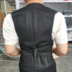 Gilet thermique avec ceinture chauffante, soutien de massage par traction magnétique pour la protection du dos et des épaules, taille adulte - Product Image 2