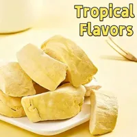 Groothandel 100% natuurlijke pure gezonde fruitsnacks gedroogde vruchten FD Durian Monthong gevriesdroogde Durian