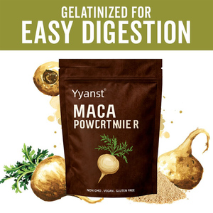 Poudre de racine de maca noire biologique pour hommes, OEM/ODM, végane, sans gluten, favorisant la croissance musculaire, améliorant l'endurance et l'énergie. - Product Image 2