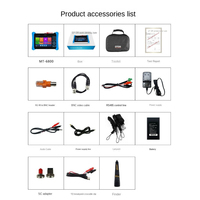 CCDCAM ET-6800 Probador de CCTV con Pantalla Táctil IPS de 5.4 Pulgadas, Monitor Pro 8MP 1080P AHD CVI TVI SDI CVBS, Prueba de Cámara IP 8K H.265, Doble LAN