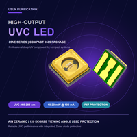 USUN LED UV/UVC Haute Puissance 1W 260nm 265nm 270nm Lumière Violette Durable Écologique Électrique