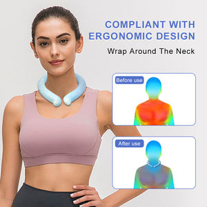 Tubo de enfriamiento de cuello PCM Collar de enfriamiento de cuello de anillo de hielo reutilizable para trabajadores al aire libre y deportes de alta temperatura en verano - Product Image 3