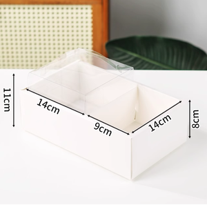 Ими розовая Цветочная сумка для торта складная коробка в форме сердца разделенная упаковка Подарочная сумка коробка для Дня Святого Валентина День Матери - Product Image 3