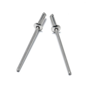 Rivets aveugles à tête dôme de type ouvert, rivets à percussion en aluminium colorés et noirs 3/16" et <span class=keywords><strong>7mm</strong></span> - Product Image 5