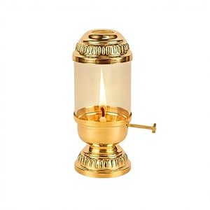 Lámpara de latón Akhand Diya resistente al calor para decoración del hogar - Product Image 6