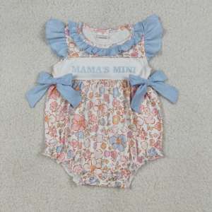 In Stock MAMA'S <strong>MINI</strong> Baby Girls <strong>Clothes</strong> Toddler Bubble Romper Casual Dress Wholesale Newborn 95% Cotton 5%Spandex Sister <strong>Clothes</strong> - Product Image 2