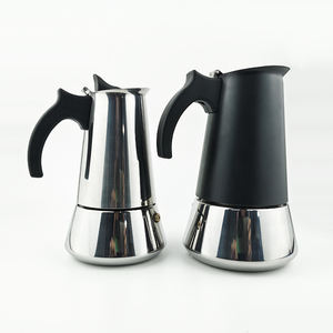 Haute Qualité En Acier Inoxydable En Acier Inoxydable Moka Pot Cafetière En Acier Inoxydable Espresso Cafetière Moka Pot - Product Image 1