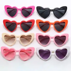 Latest Summer Love Heart Sunglasses Adult Colorful Heart Shaped Sunglasses